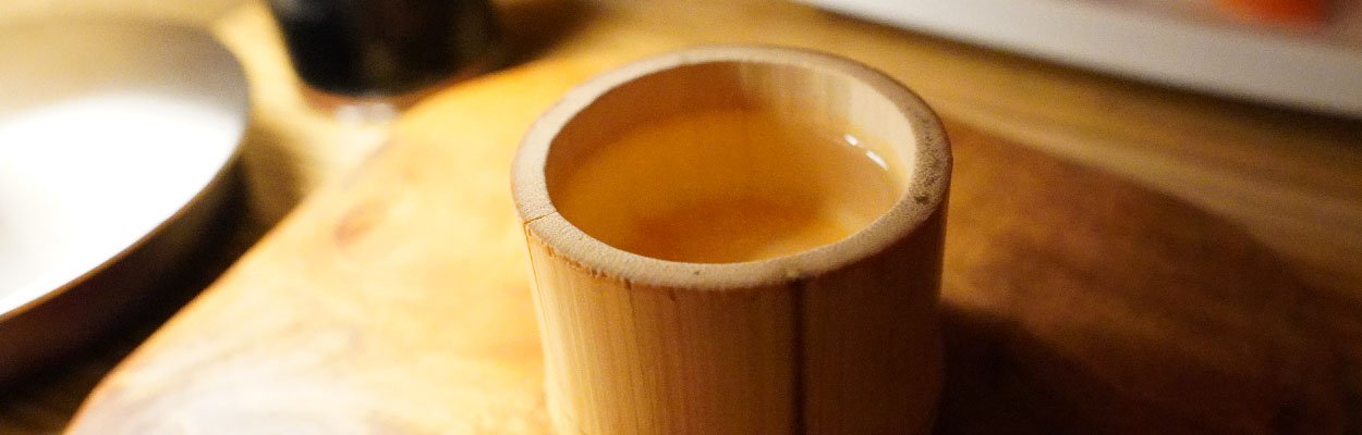 Sake Shot at Kyoto Garden